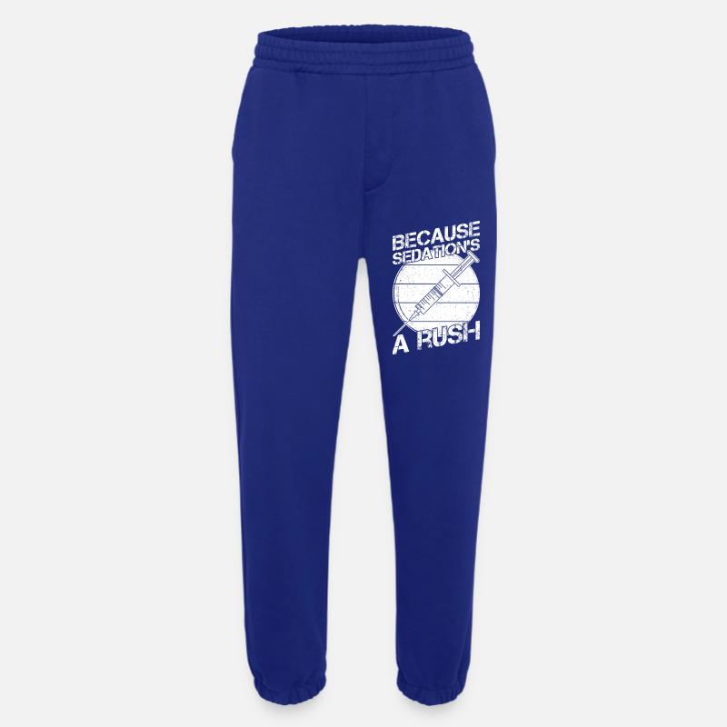 Anesthesiologist Sedation ́s Rush Anesthesia - Heavyweight Jogging Pants - made by SPREAD  - Iconic Blue