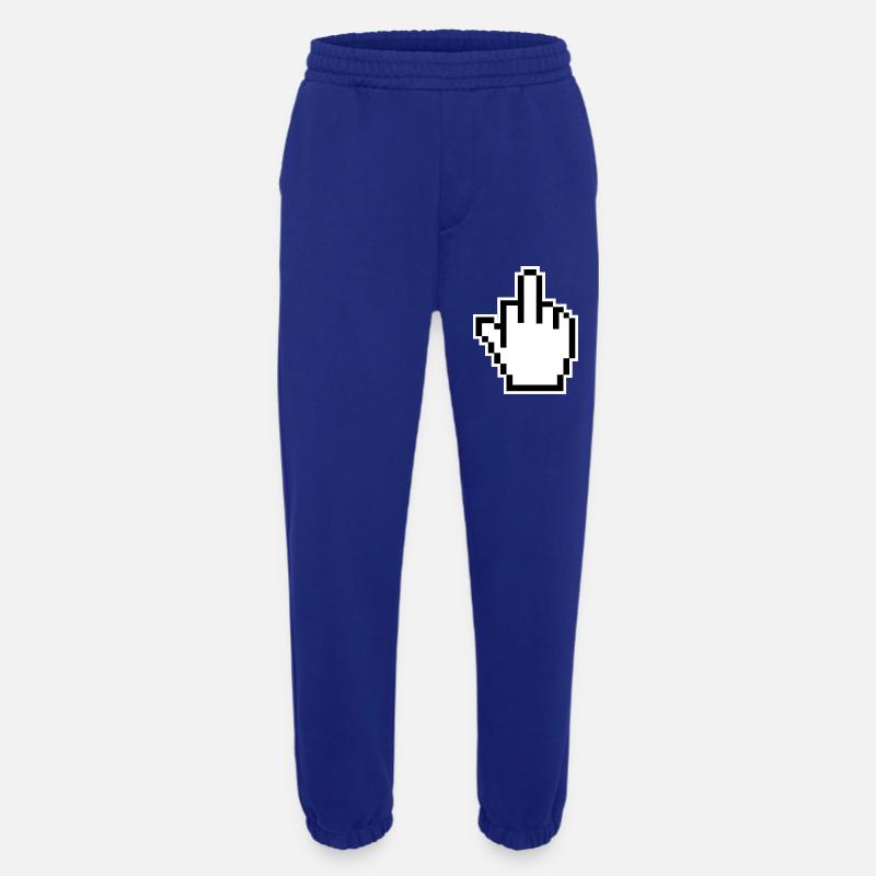 Mittelfinger Cursor Middlefinger - Heavyweight Jogginghose - made by SPREAD  - Iconic Blue