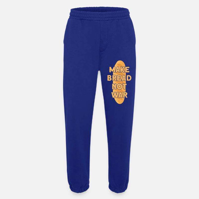 MAKE BREAD NOT WAR BROT - Heavyweight Jogginghose - made by SPREAD  - Iconic Blue