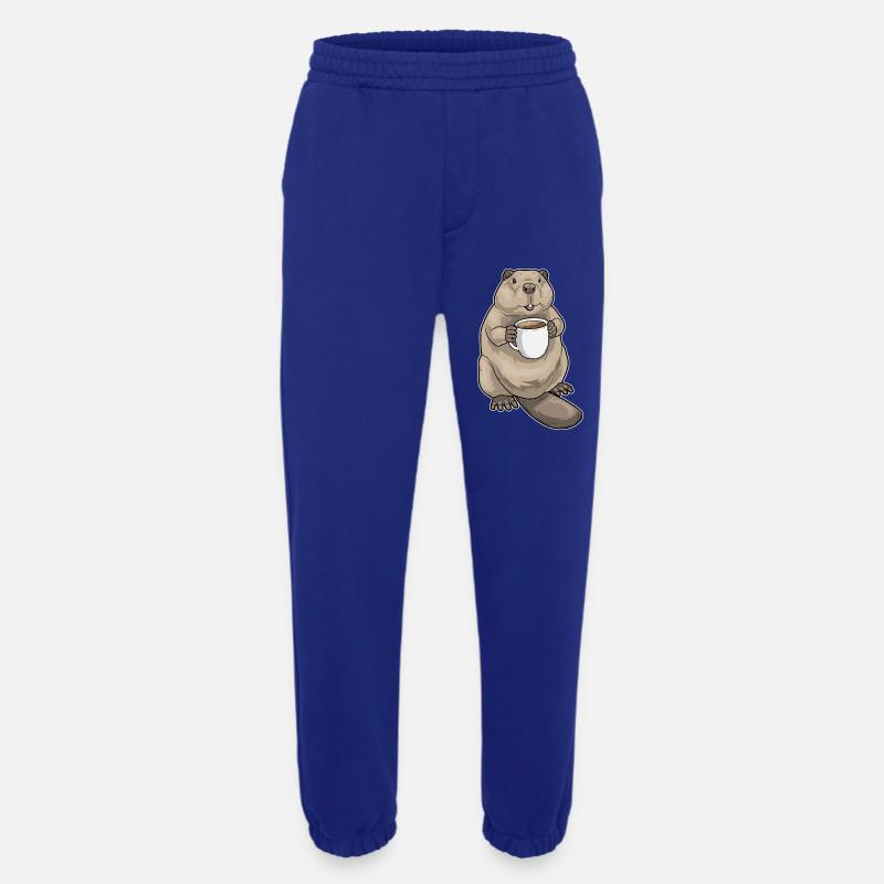 Biber Kaffee Tasse - Heavyweight Jogginghose - made by SPREAD - Iconic Blue