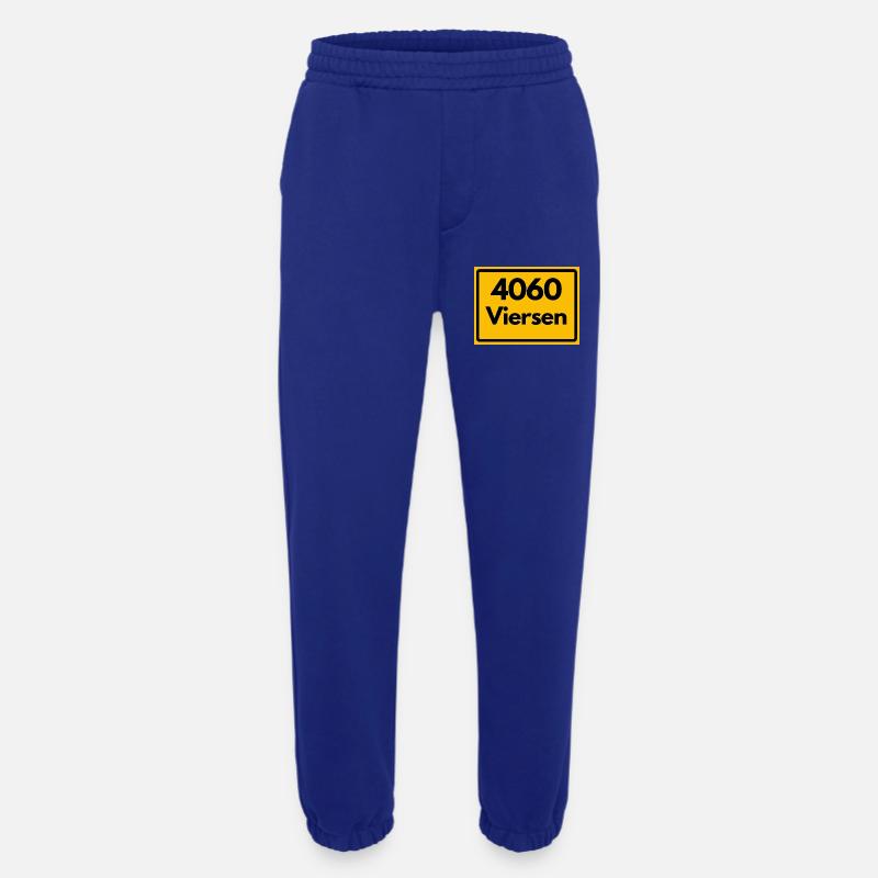 OLD POSTCODE POSTCODE RETRO 4060 VIERSEN - Heavyweight Jogging Pants - made by SPREAD  - Iconic Blue