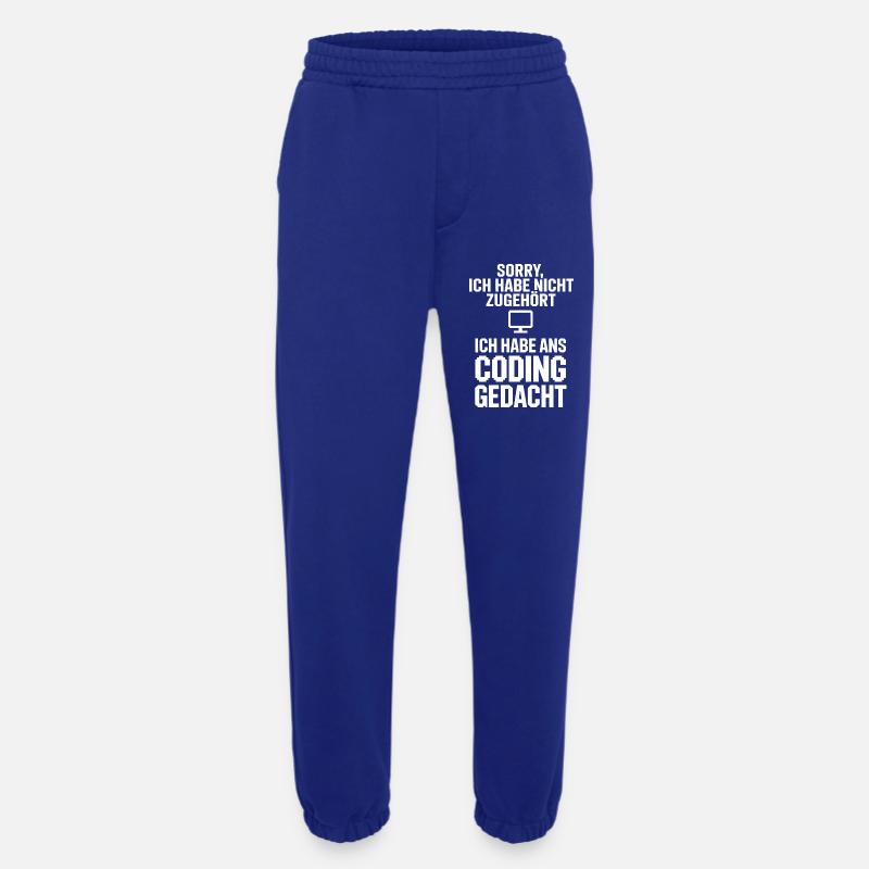 Entschuldigung Coding Kopf - Heavyweight Jogginghose - made by SPREAD  - Iconic Blue