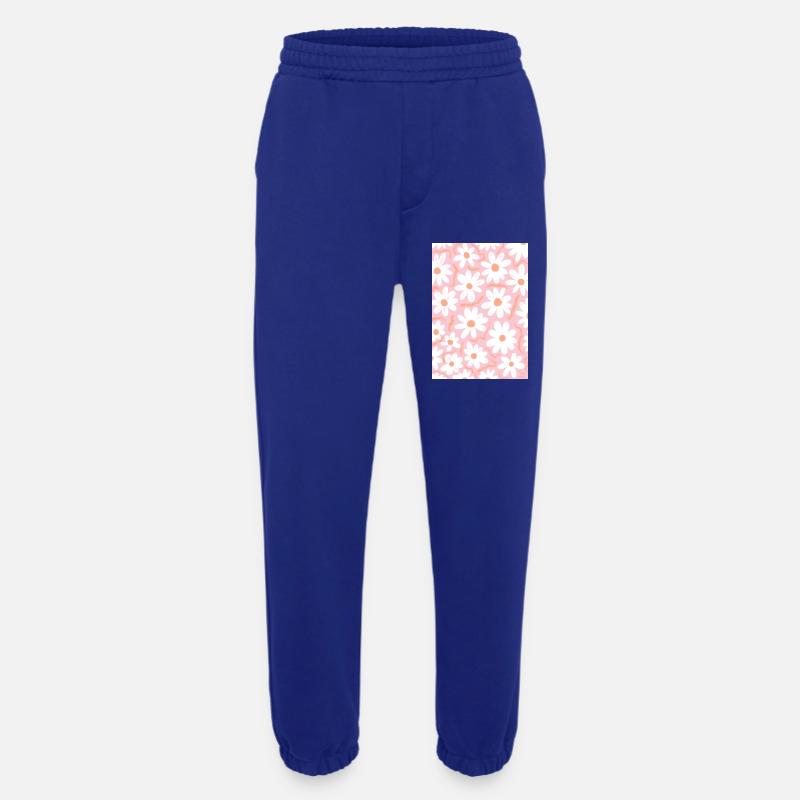 Rosa Gänseblümchen - Heavyweight Jogginghose - made by SPREAD  - Iconic Blue