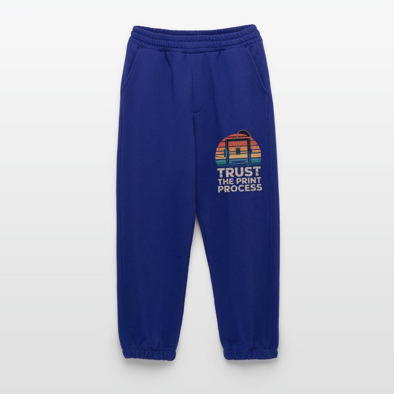 Trust The Print Process Retro 3D Printer Heavyweight Jogging Pants - made by SPREAD 