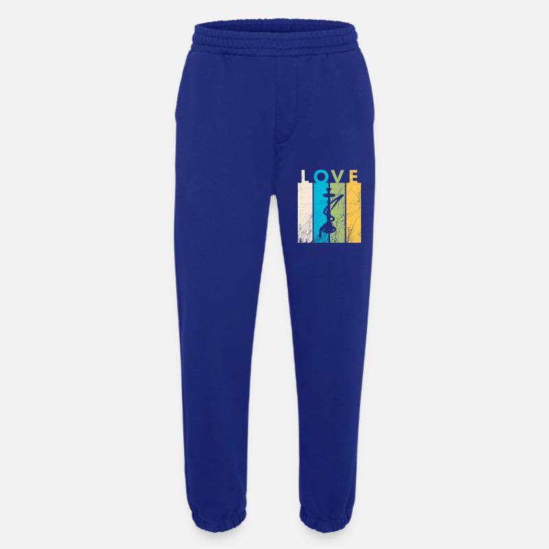 Love Hookah / Hookah - Heavyweight Jogging Pants - made by SPREAD - Iconic Blue