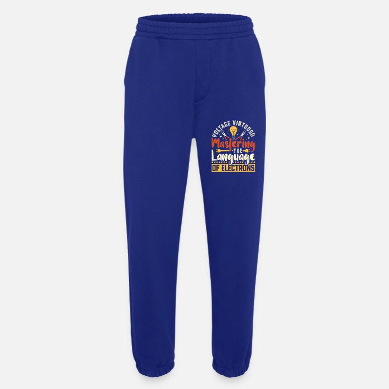 Electrician, Electronics Technician, Electrician - Heavyweight Jogging Pants - made by SPREAD  - Iconic Blue