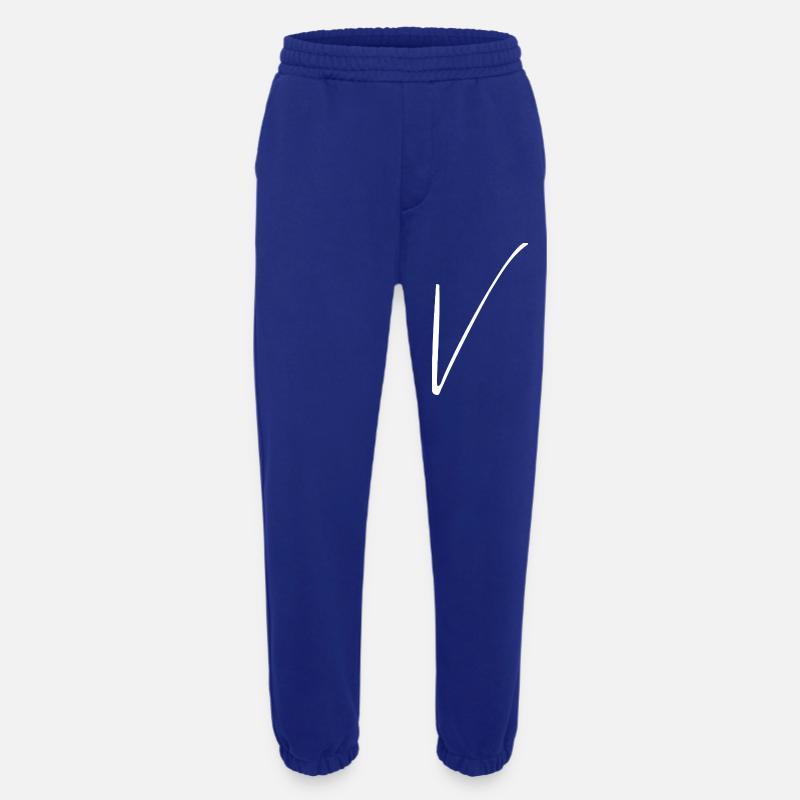 V - Heavyweight Jogginghose - made by SPREAD  - Iconic Blue