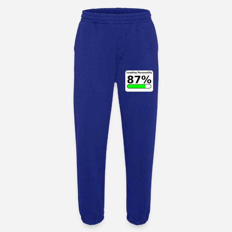 Loading Personality 87% – Nerdy Statement Tee - Heavyweight Jogginghose - made by SPREAD  - Iconic Blue