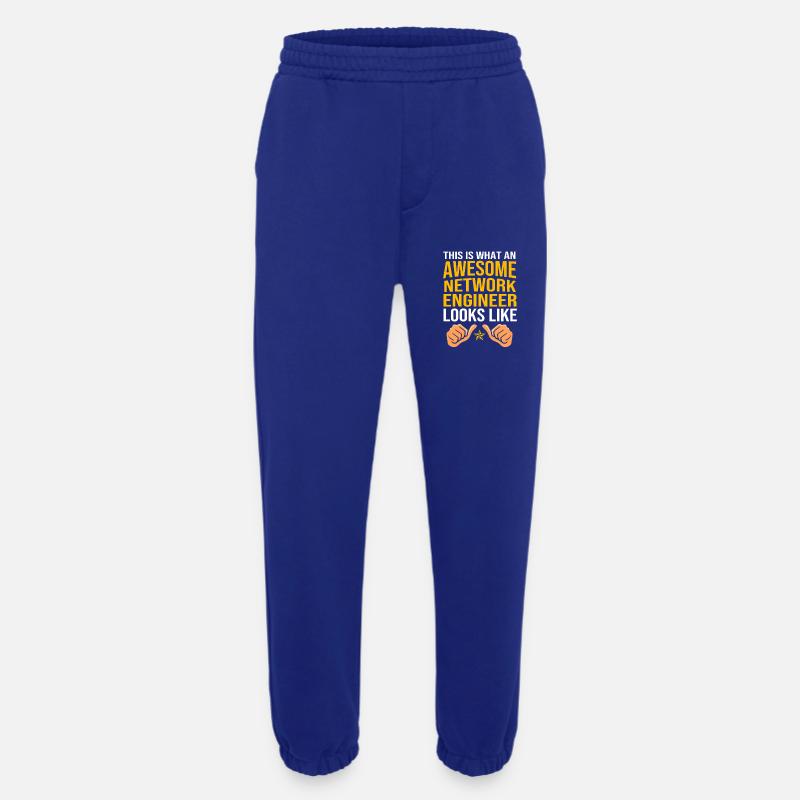 Network Engineer Programmer Computer Scientist - Heavyweight Jogging Pants - made by SPREAD  - Iconic Blue