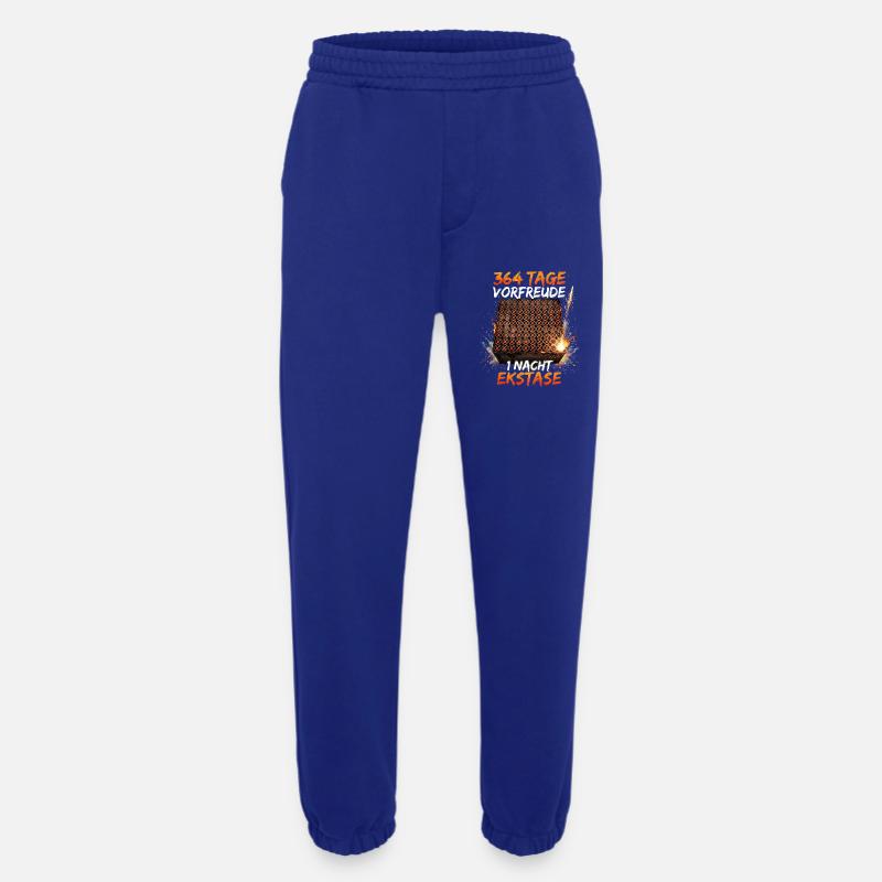 Pyro Feuerwerk Kalender - Heavyweight Jogginghose - made by SPREAD - Iconic Blue