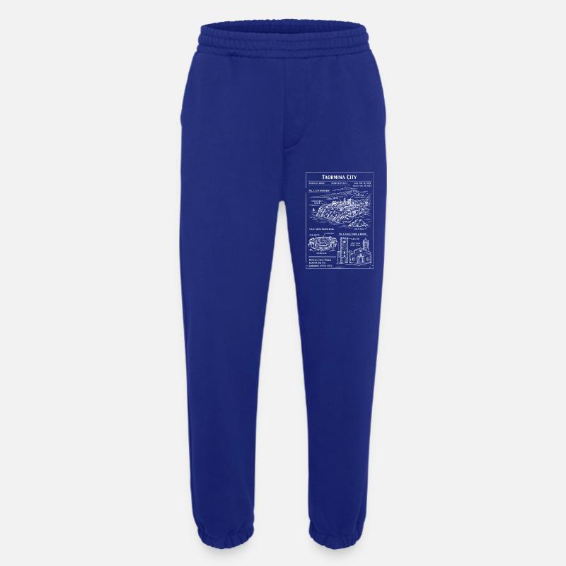 Taormina-Skyline-Linienkunst - Heavyweight Jogginghose - made by SPREAD  - Iconic Blue