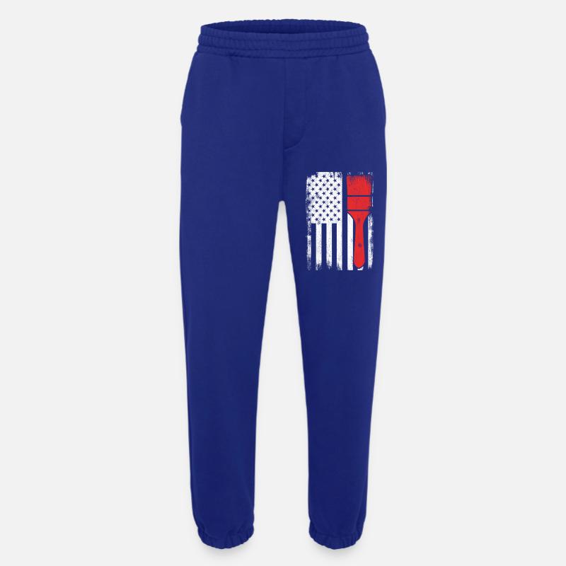 4. Juli USA Maler - Heavyweight Jogginghose - made by SPREAD  - Iconic Blue