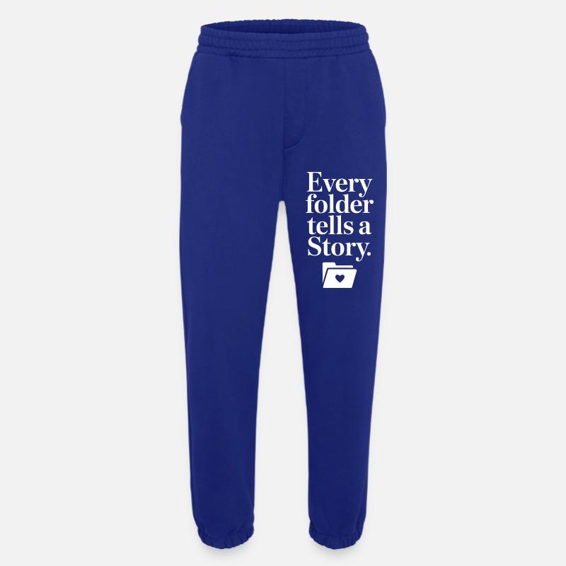 Folder Tales: Monochrome - Heavyweight Jogging Pants - made by SPREAD  - Iconic Blue