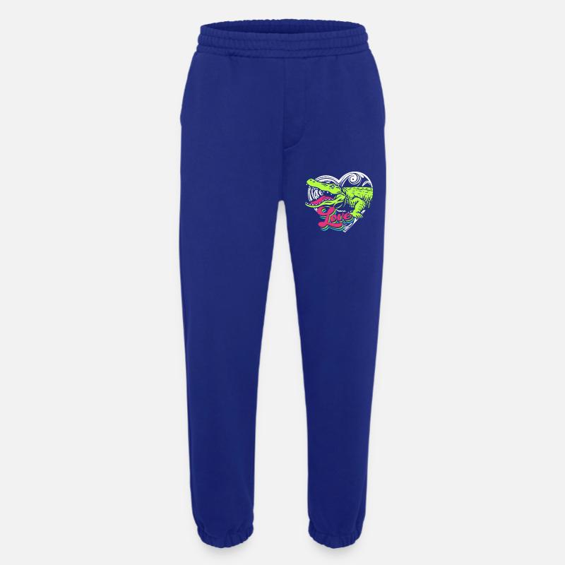 Krokodil Jagd - Heavyweight Jogginghose - made by SPREAD  - Iconic Blue