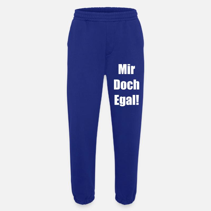 Mir Doch Egal! - Heavyweight Jogginghose - made by SPREAD  - Iconic Blue