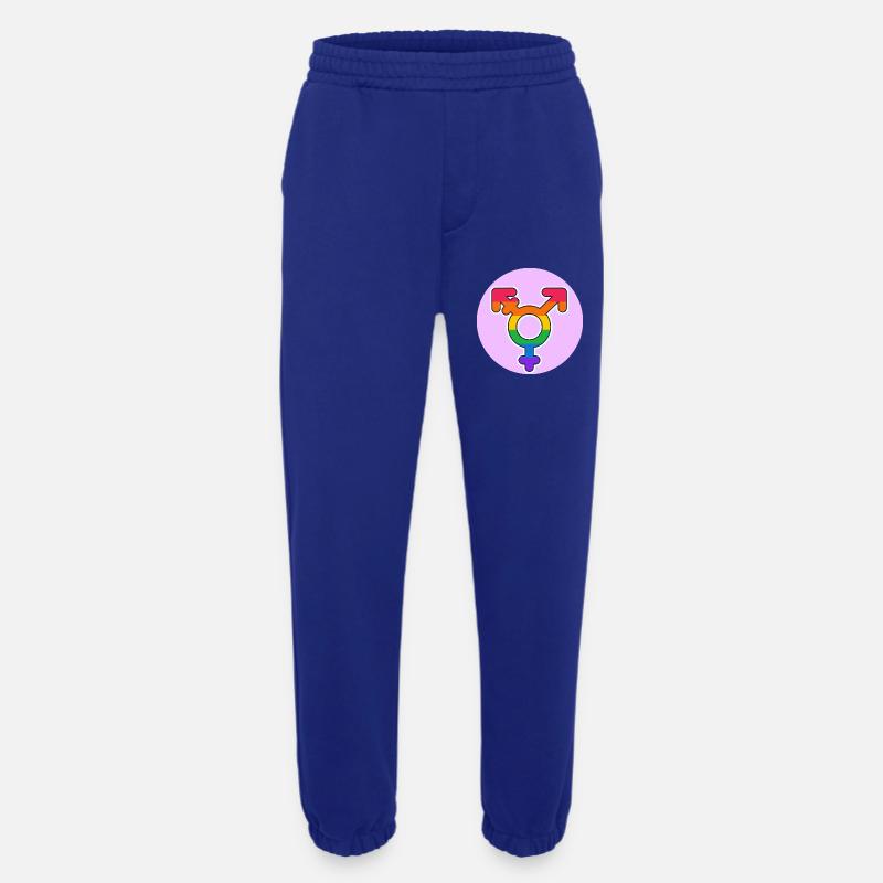 Transgender Pride Regenbogen Symbol - Heavyweight Jogginghose - made by SPREAD - Iconic Blue