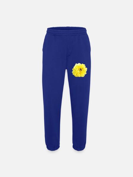 Yellow_Rose_-_Bee_Nature_Photography - Heavyweight Jogging Pants - made by SPREAD  - Iconic Blue