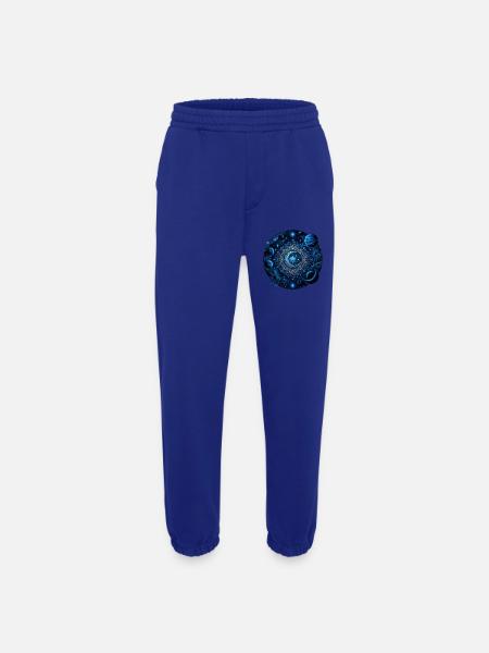 Space Planets Galaxies Stars Moons - Heavyweight Jogging Pants - made by SPREAD  - Iconic Blue