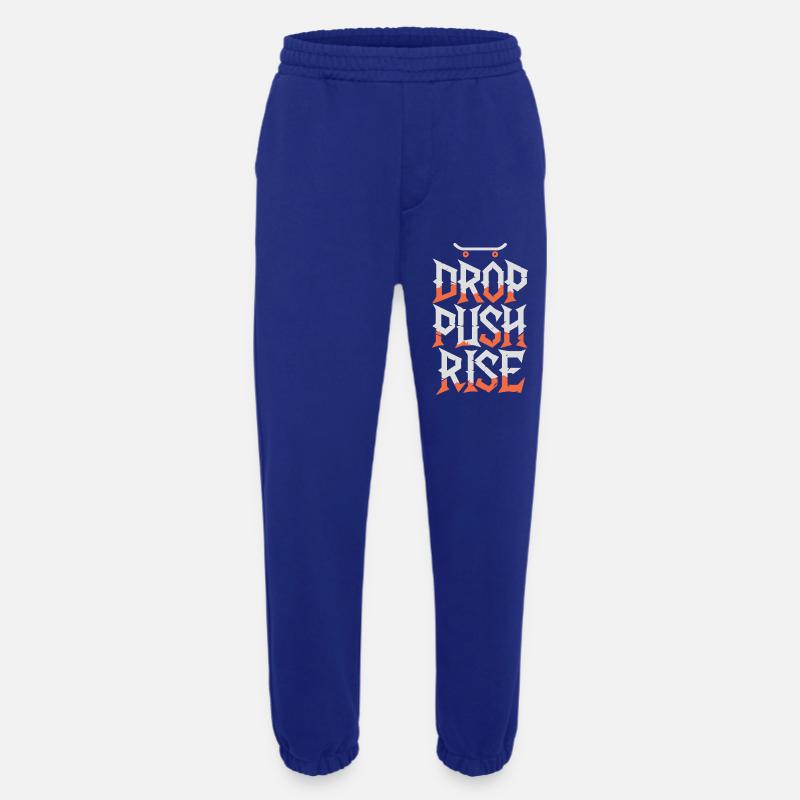 Drop Push Rise - Heavyweight Jogging Pants - made by SPREAD  - Iconic Blue