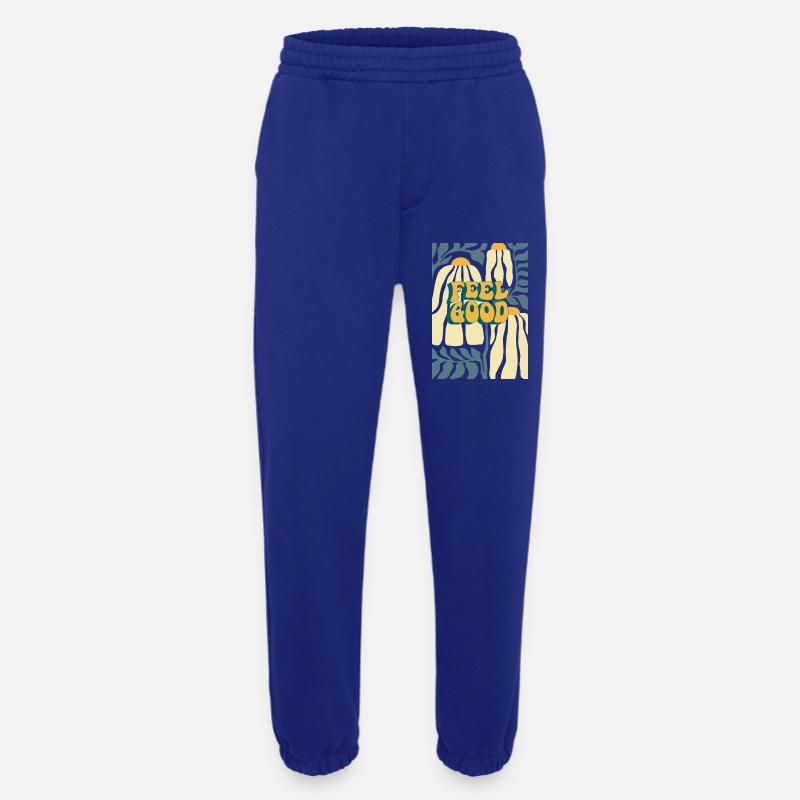 Feel Good Autumn Pumpkin Pattern - Heavyweight Jogging Pants - made by SPREAD  - Iconic Blue