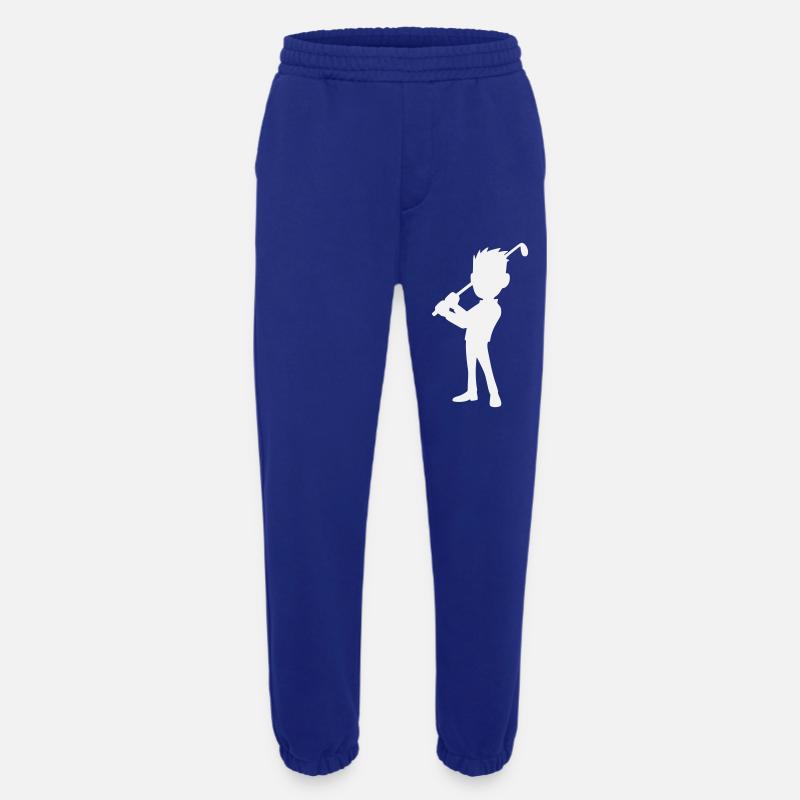 Golf-Design, Golfer Silhouette - Heavyweight Jogginghose - made by SPREAD - Iconic Blue