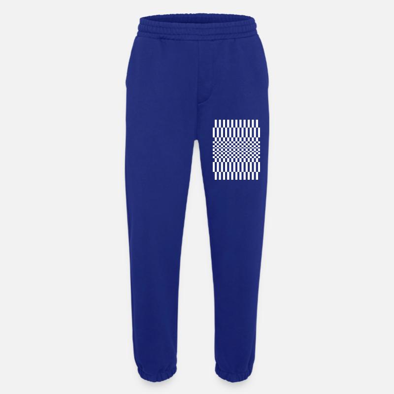Schachbrettmuster-Design - Heavyweight Jogginghose - made by SPREAD - Iconic Blue