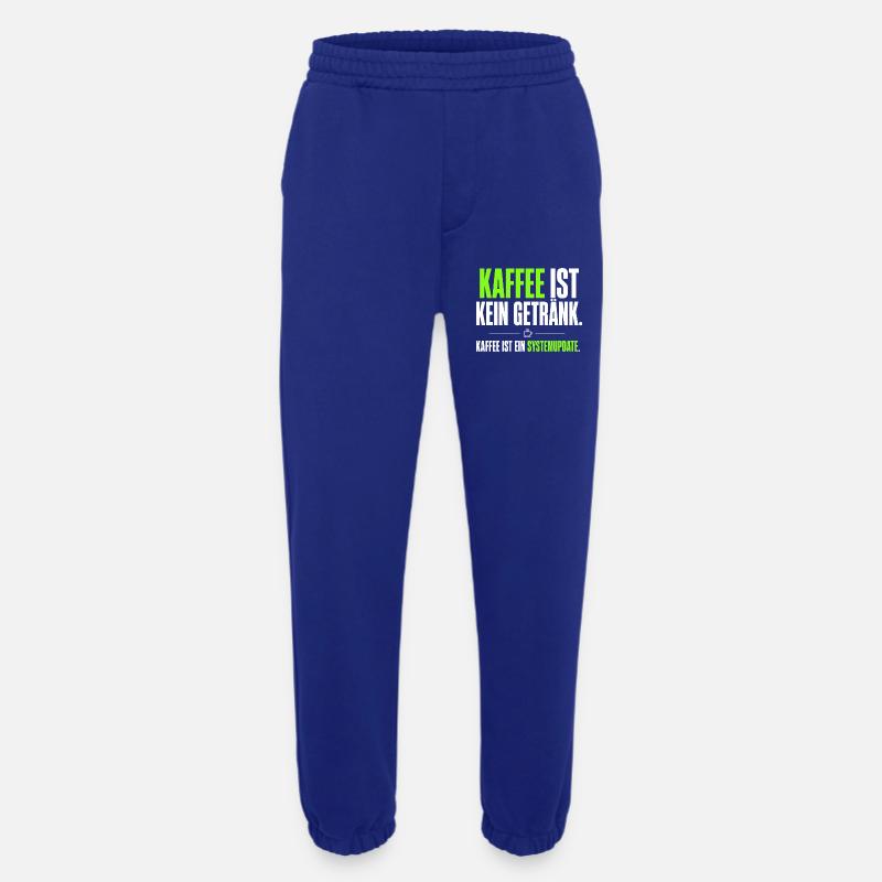 Kaffee ist kein Getränk – Systemupdate - Heavyweight Jogginghose - made by SPREAD  - Iconic Blue