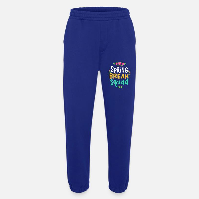 Spring Break Squad Floral - Heavyweight Jogging Pants - made by SPREAD - Iconic Blue