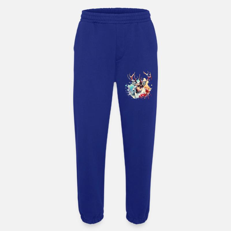 Reindeer Gift - Heavyweight Jogging Pants - made by SPREAD - Iconic Blue
