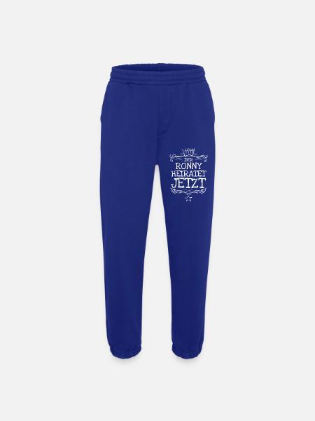 Geschenk für Ronny - Heavyweight Jogginghose - made by SPREAD  - Iconic Blue