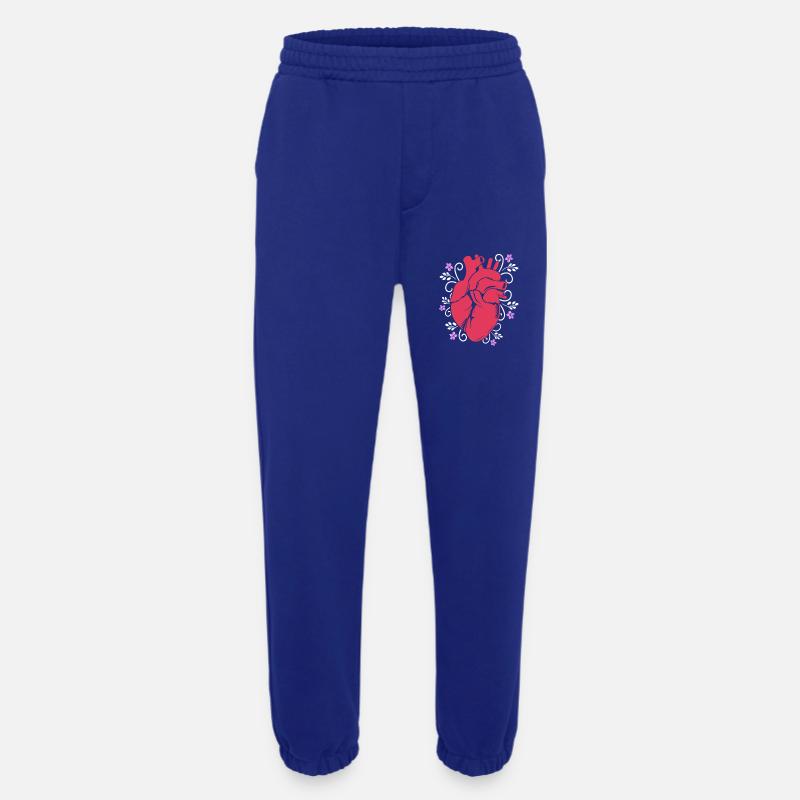 Kardiogramm Kardiographie Sonographie Ultraschall - Heavyweight Jogginghose - made by SPREAD  - Iconic Blue