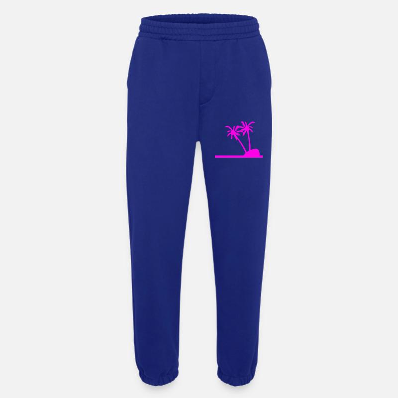 Palm trees - Heavyweight Jogging Pants - made by SPREAD - Iconic Blue