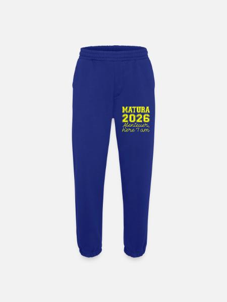 Matura 2026 Spruch - Heavyweight Jogging Pants - made by SPREAD - Iconic Blue