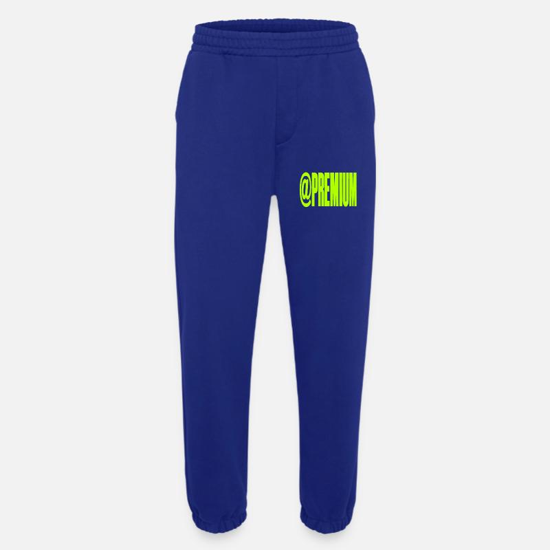 Premium @Symbool Neon Bold - Heavyweight Jogging Pants - made by SPREAD - Iconic Blue