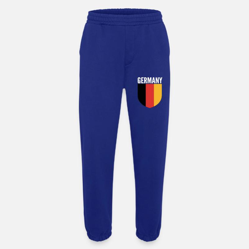 Germany Shield Flag Design - Heavyweight Jogging Pants - made by SPREAD - Iconic Blue