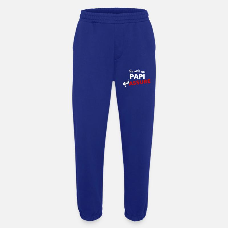 Expression affirmée de paternité - Pantalon de jogging bio épais fabriqué en UE - Iconic Blue
