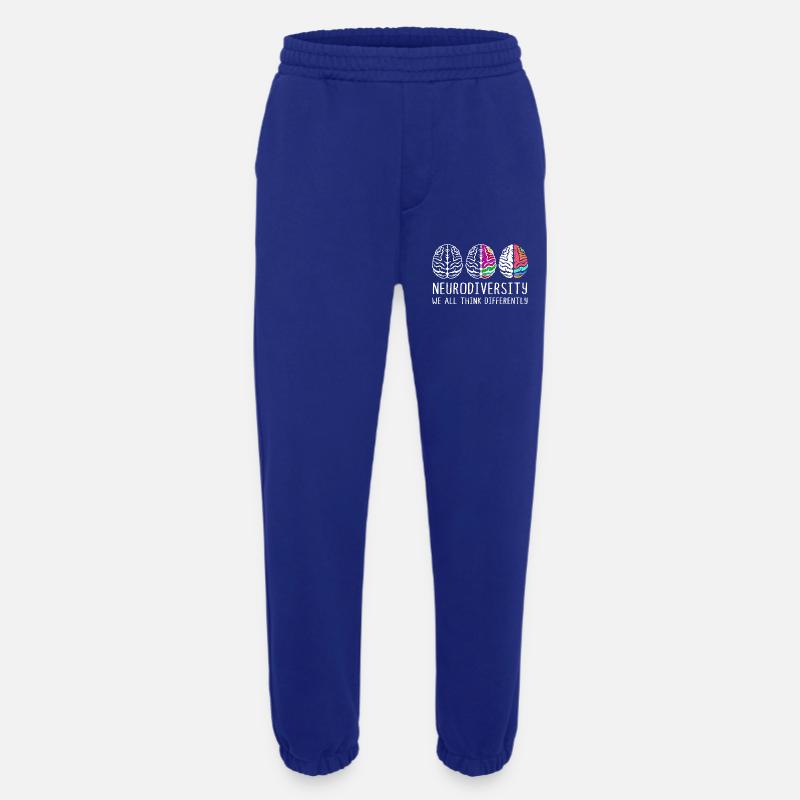 Neurodiversity Autism Brain ADHD Asperger - Heavyweight Jogging Pants - made by SPREAD  - Iconic Blue