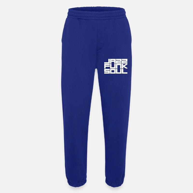 Monochromes Rastergeometrisches Muster - Heavyweight Jogginghose - made by SPREAD  - Iconic Blue