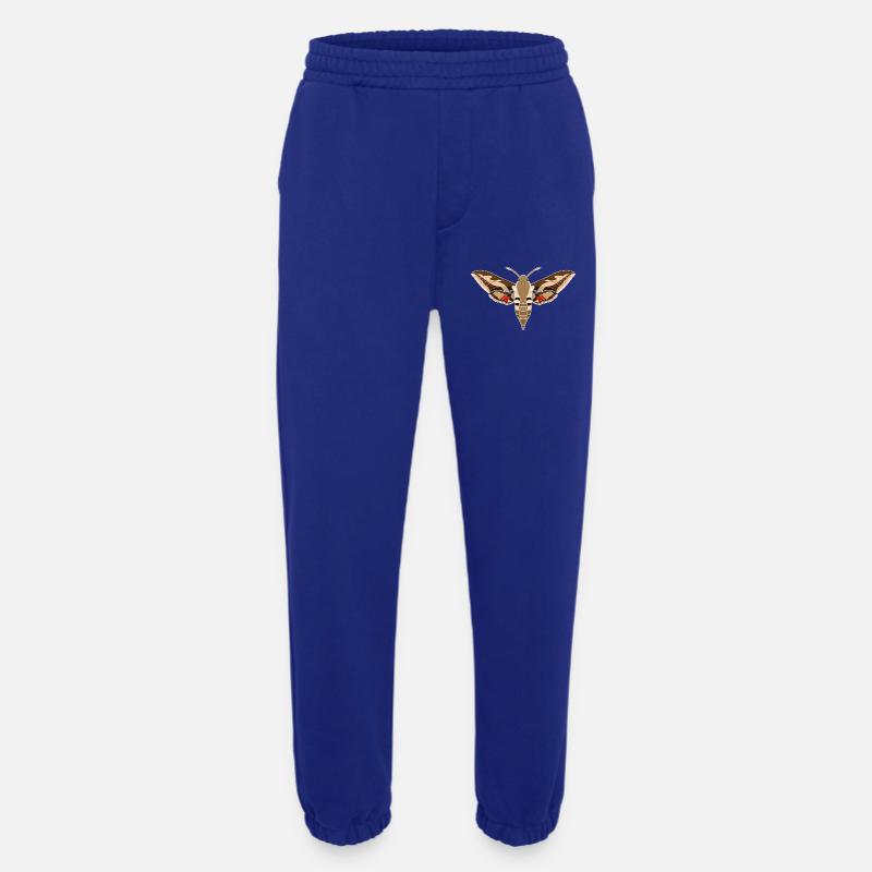 Bedstraw hawkmoth - Heavyweight Jogging Pants - made by SPREAD  - Iconic Blue