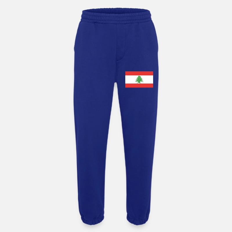 Libanon Flagge - Heavyweight Jogginghose - made by SPREAD  - Iconic Blue