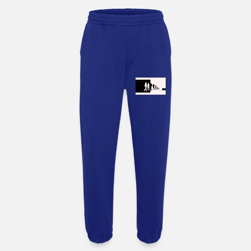 Silhouettes in transition - Heavyweight Jogging Pants - made by SPREAD  - Iconic Blue
