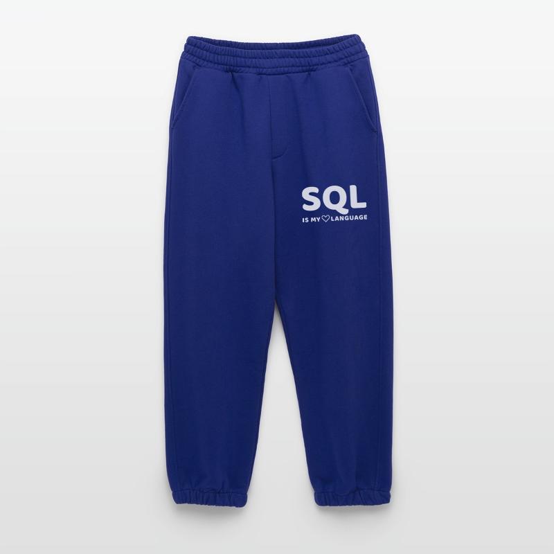 Himmlisches Codemuster auf dunklem Hintergrund Heavyweight Jogginghose - made by SPREAD 