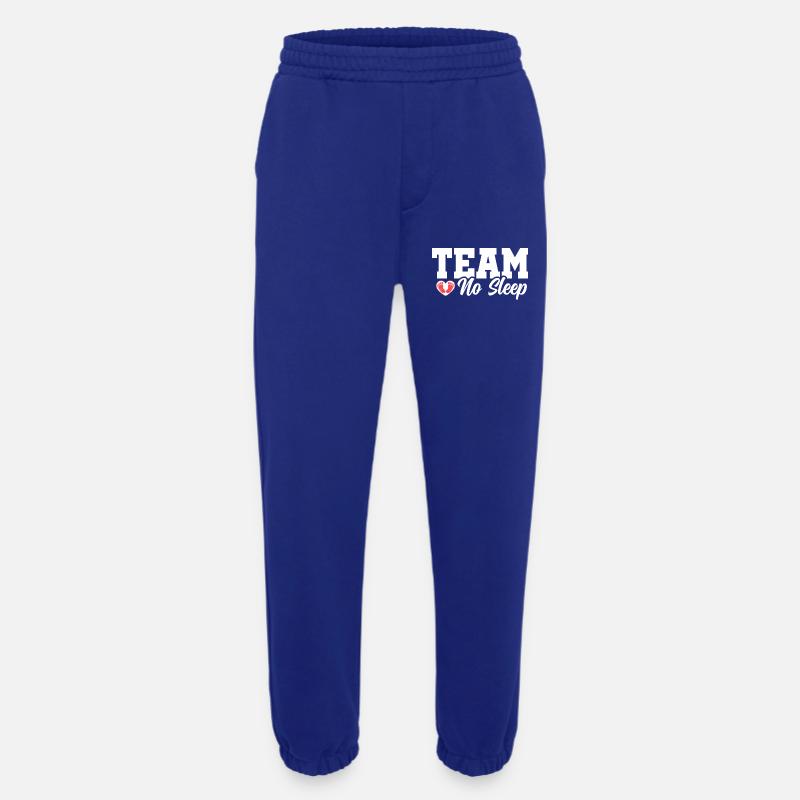 Team No Sleep - Heavyweight Jogginghose - made by SPREAD  - Iconic Blue
