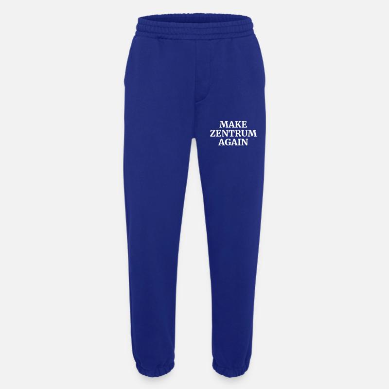 Make Zentrum Again - Heavyweight Jogginghose - made by SPREAD  - Iconic Blue