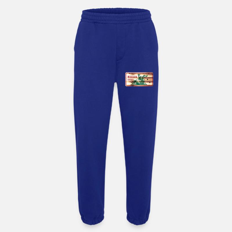 Mexiko Cowboy Schild - Heavyweight Jogginghose - made by SPREAD - Iconic Blue