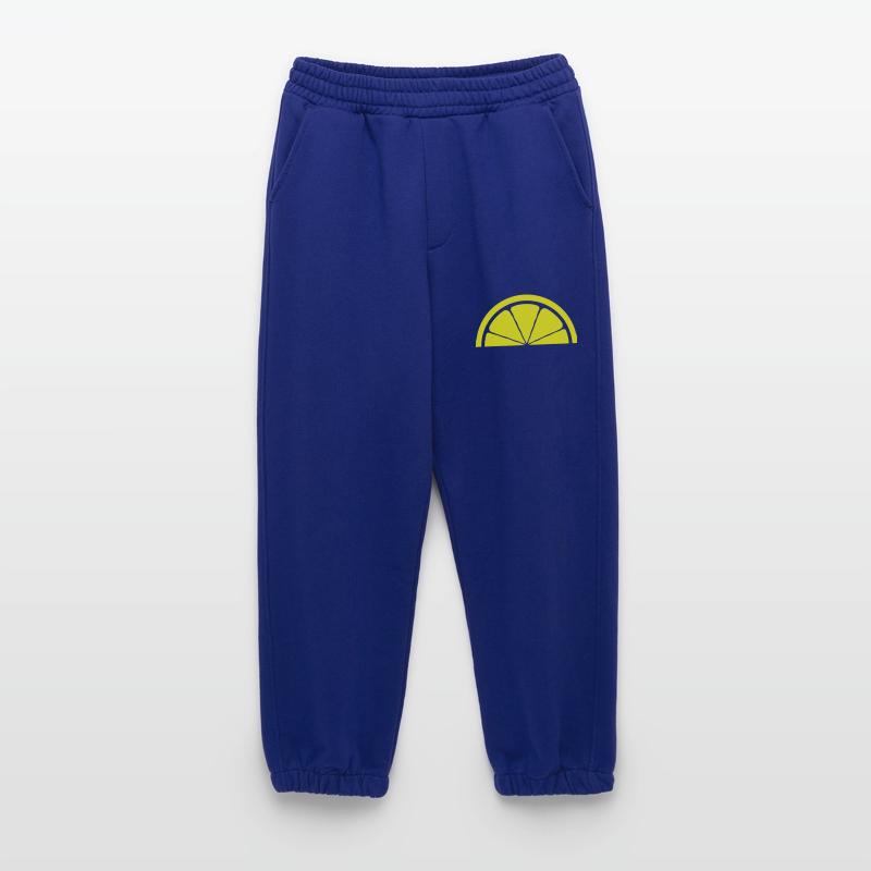 Conception de citron Pantalon de jogging bio épais fabriqué en UE