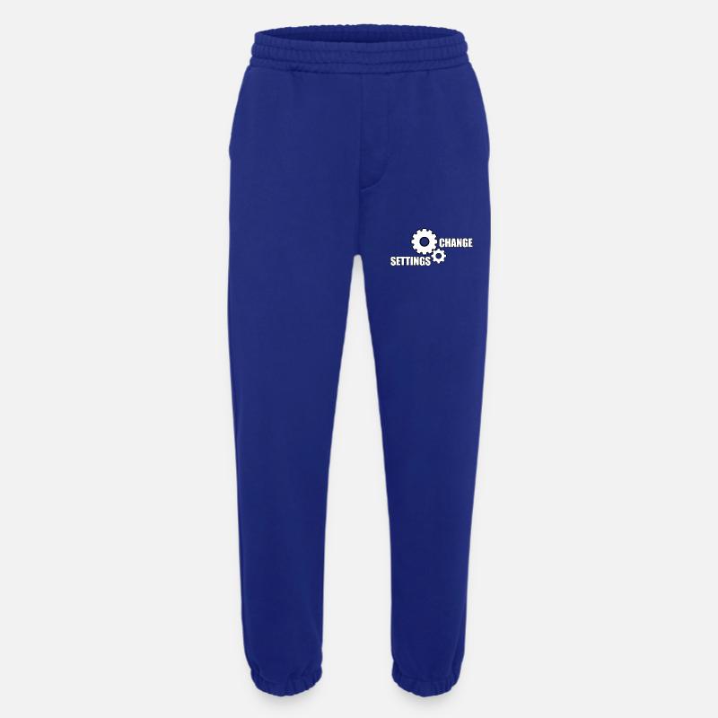 CHANGE SETTINGS - Heavyweight Jogging Pants - made by SPREAD  - Iconic Blue