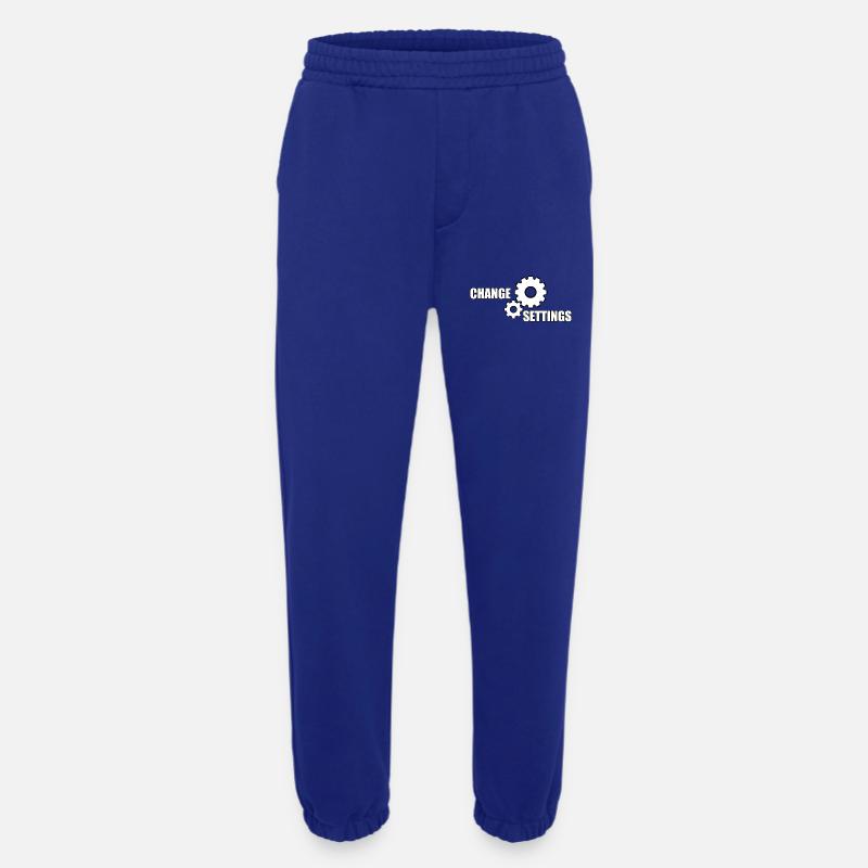 CHANGE SETTINGS - Heavyweight Jogging Pants - made by SPREAD  - Iconic Blue