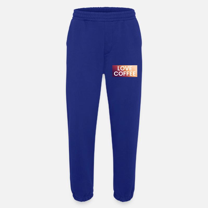 Kaffee Liebe im Farbverlauf - Heavyweight Jogginghose - made by SPREAD  - Iconic Blue