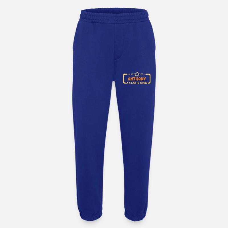 Anthony - Heavyweight Jogging Pants - made by SPREAD  - Iconic Blue